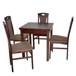 Pharao24 Esszimmer Gruppe Dennis> Tisch Mit Stühlen|Esszimmer Sets