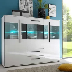 Esszimmerkommoden|Wohnzimmerkommoden*Pharao24 Esszimmer Highboard Bistian