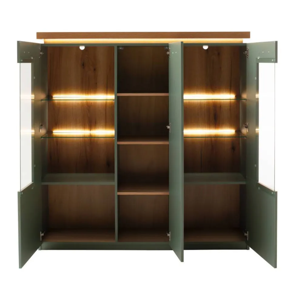 Pharao24 Esszimmer Highboard Tristan> Vitrinenschrank|Highboards