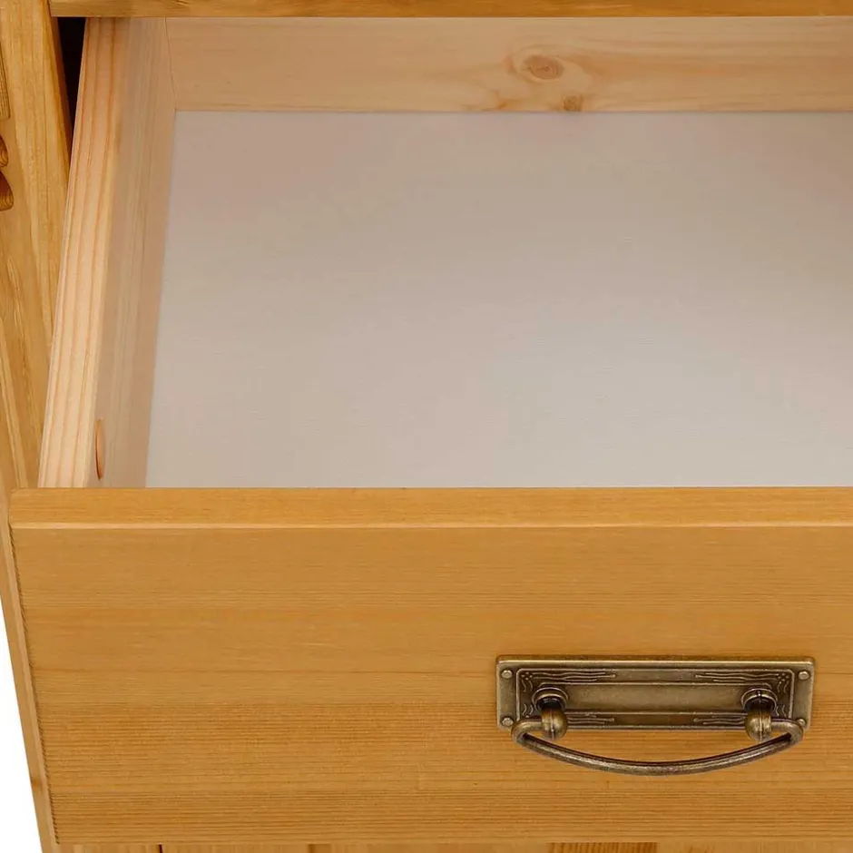 Massivholzmöbel|Küchenkommode*Pharao24 Esszimmer Kommode Meclavra