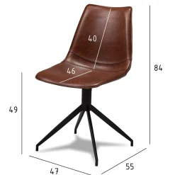 Bürostuhl*Pharao24 Esszimmer Stühle Berabo