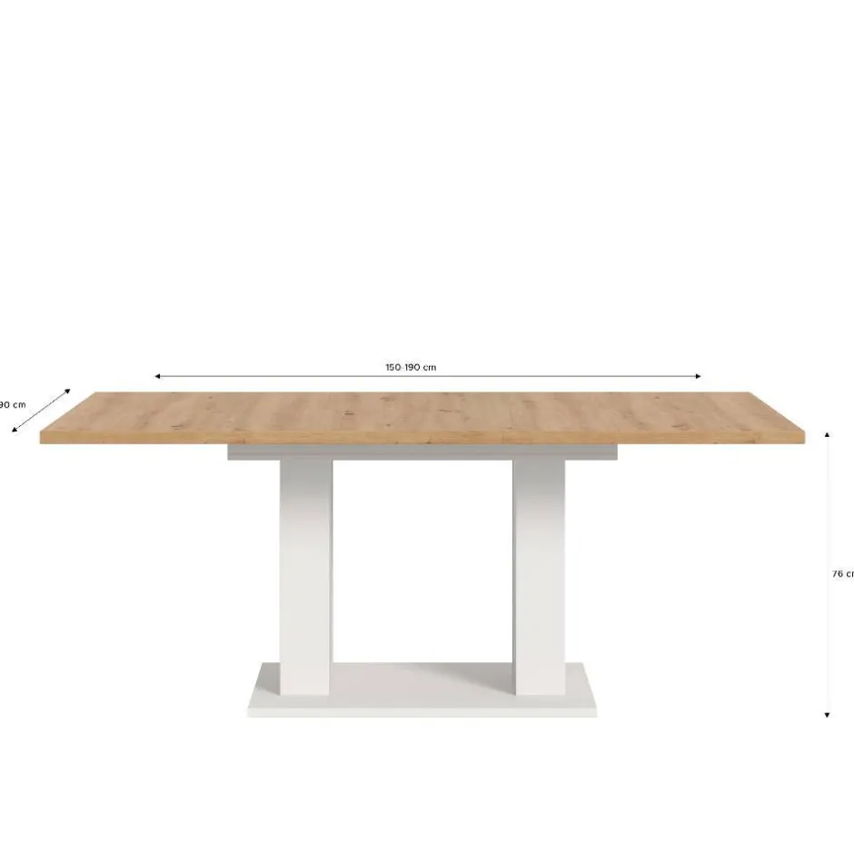 Pharao24 Esszimmer Tisch Contrasta> Ausziehtische