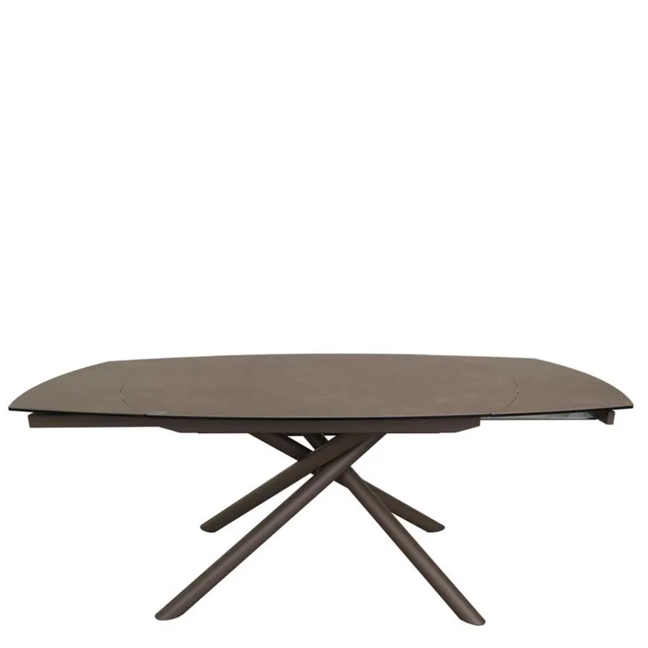 Pharao24 Esszimmer Tisch Emilina> Glastische|Ausziehtische