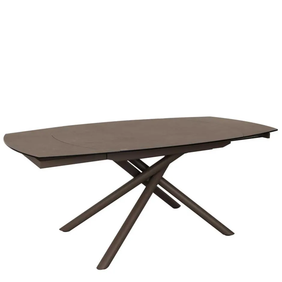 Pharao24 Esszimmer Tisch Emilina> Glastische|Ausziehtische