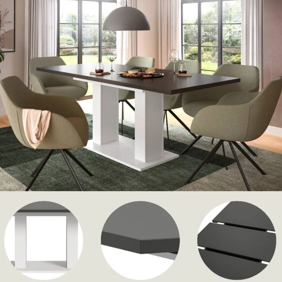 Ausziehtische*Pharao24 Esszimmer Tisch Fulcao