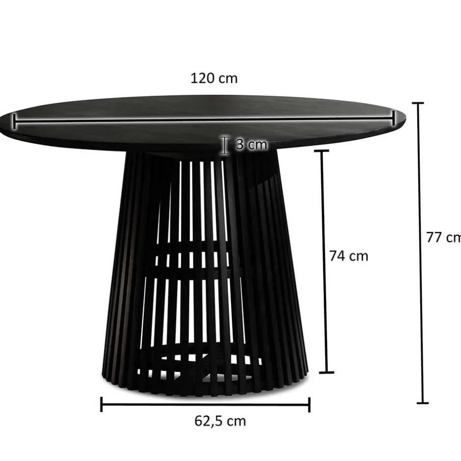 Pharao24 Esszimmer Tisch Gladiatore> Küchentisch|Massivholztische