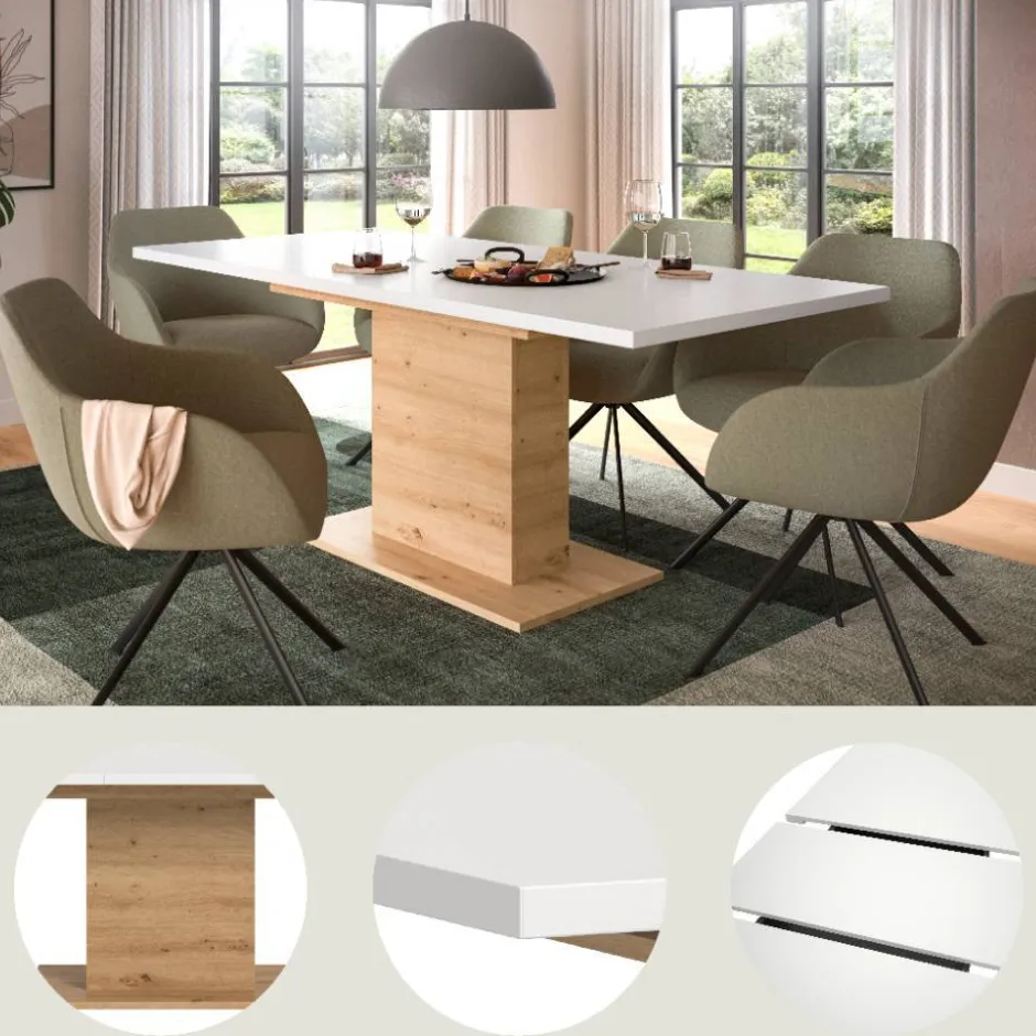 Ausziehtische*Pharao24 Esszimmer Tisch Javolena