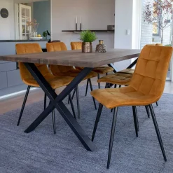 Pharao24 Esszimmer Tischgruppe Virian> Tisch Mit Stühlen|Esszimmer Sets