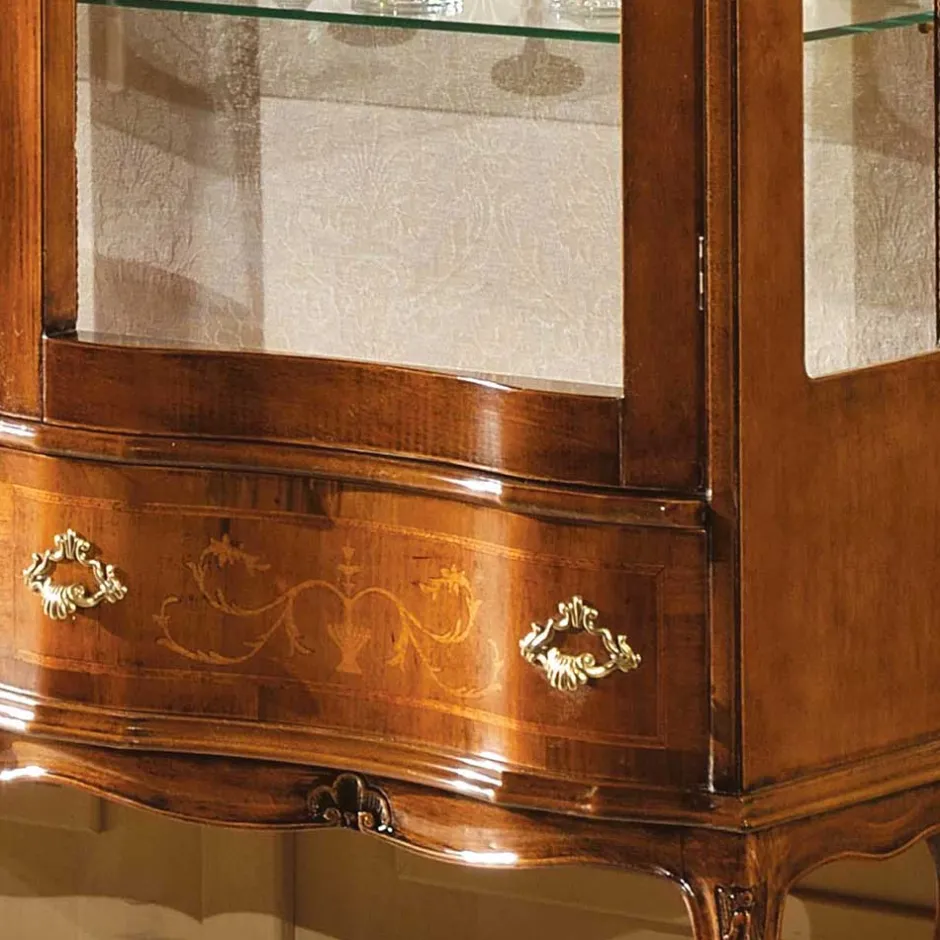 Pharao24 Esszimmer Vitrine Casamarina> Wohnzimmerschrank|Massivholz Schränke