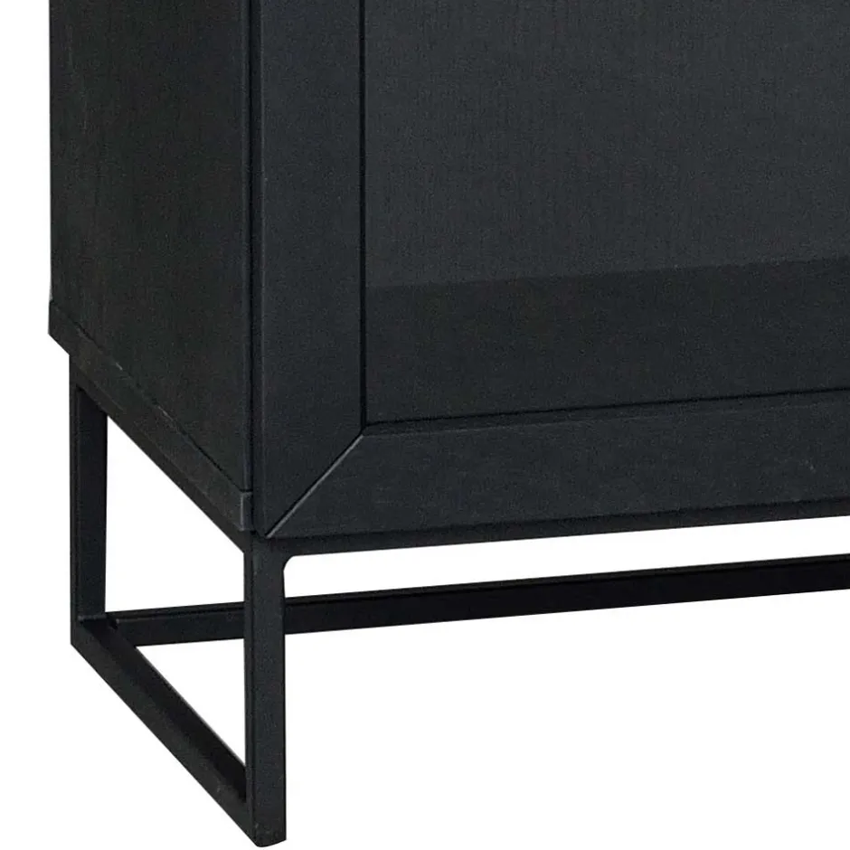 Pharao24 Esszimmer Vitrine Lusian> Wohnzimmerschrank|Massivholz Schränke