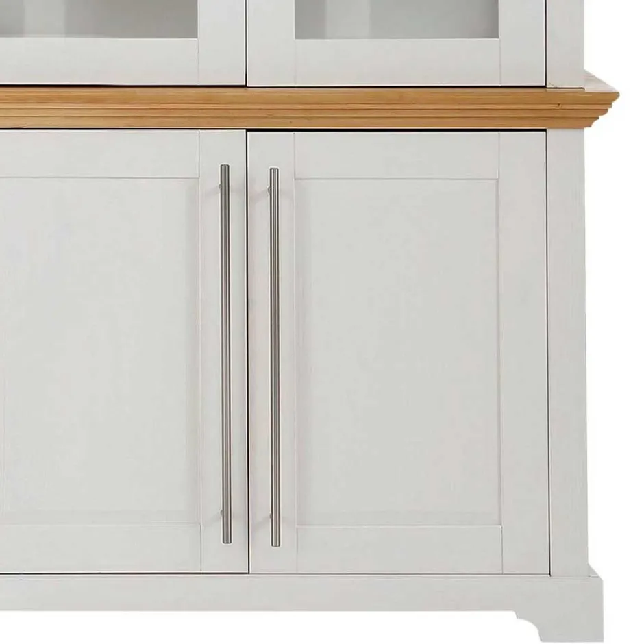 Pharao24 Esszimmer Vitrinenschrank Mevidra> Massivholzmöbel|Vitrinenschrank