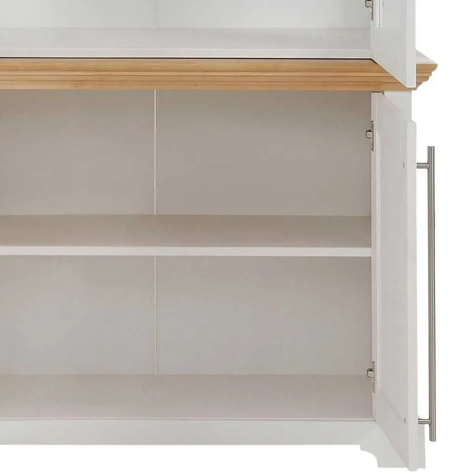 Pharao24 Esszimmer Vitrinenschrank Mevidra> Massivholzmöbel|Vitrinenschrank