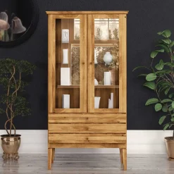 Vitrinenschrank|Wohnzimmervitrinen*Pharao24 Esszimmer Vitrinenschrank Tyvoria