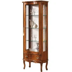 Massivholzmöbel|Vitrinenschrank*Pharao24 Esszimmer Vitrinenschrank Maggio