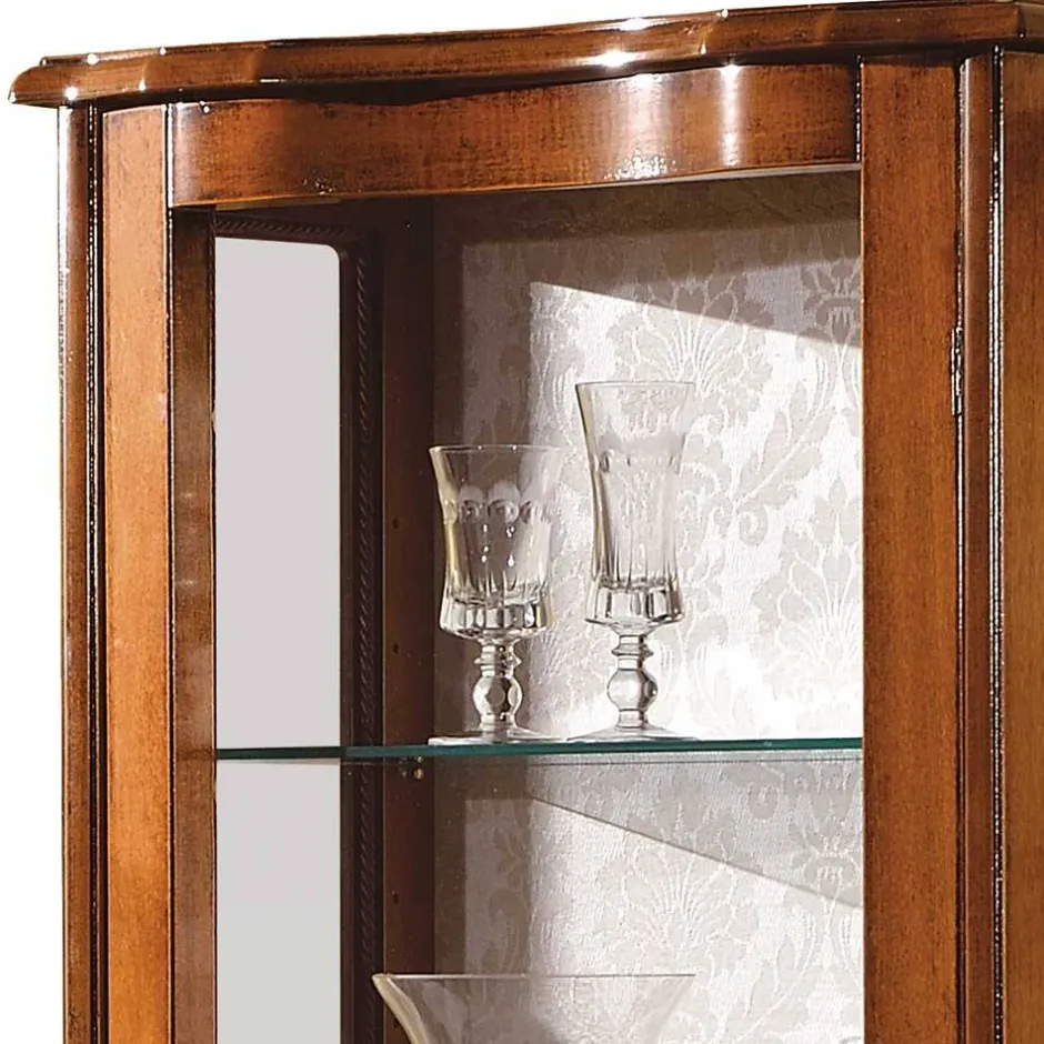 Massivholzmöbel|Vitrinenschrank*Pharao24 Esszimmer Vitrinenschrank Maggio