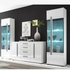 Moderne Wohnwände|Wohnwand 300 Cm*Pharao24 Esszimmer Wohnwand Bistian