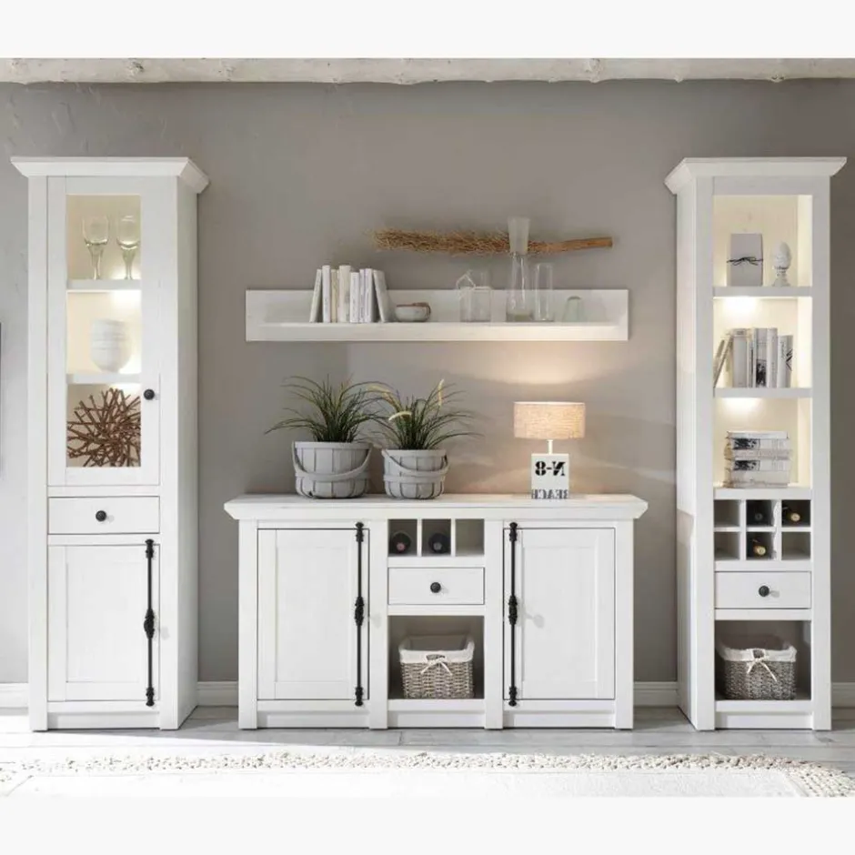 Wohnwand 300 Cm*Pharao24 Esszimmer Wohnwand Pantina