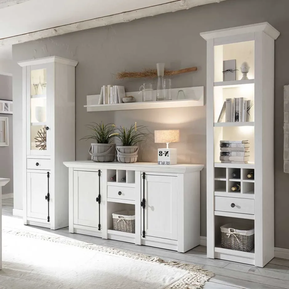 Wohnwand 300 Cm*Pharao24 Esszimmer Wohnwand Pantina