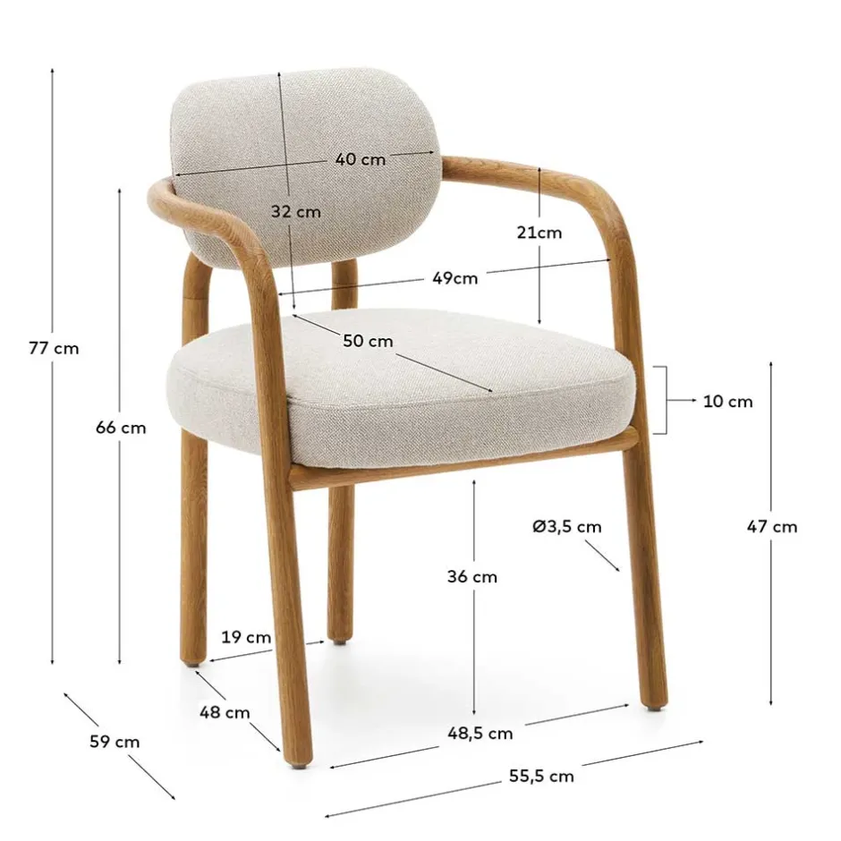 Polsterstühle|Armlehnstühle*Pharao24 Esszimmerarmlehnstuhl Loreen