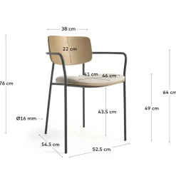 Armlehnstühle*Pharao24 Esszimmerarmlehnstuhl Set Tessa