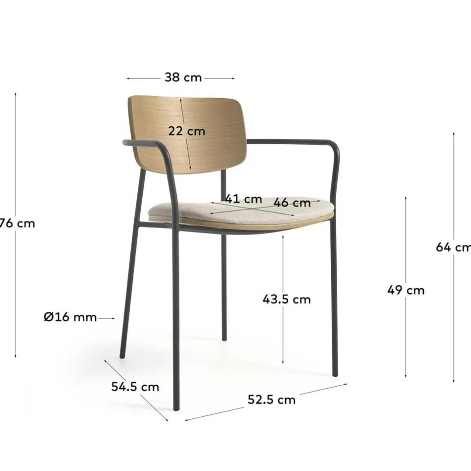 Armlehnstühle*Pharao24 Esszimmerarmlehnstuhl Set Tessa