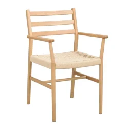 Massivholz Stühle*Pharao24 Esszimmerarmlehnstuhl Vantralo