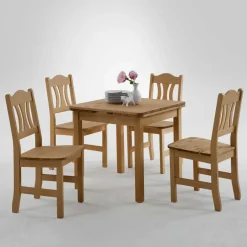 Tisch Mit Stühlen|Esszimmer Sets*Pharao24 Esszimmergruppe Chiloena