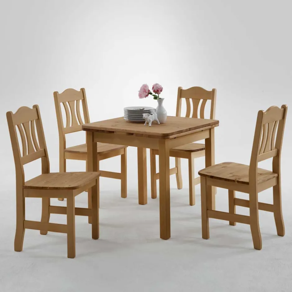 Tisch Mit Stühlen|Esszimmer Sets*Pharao24 Esszimmergruppe Chiloena