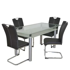 Pharao24 Esszimmerkombination Ilka> Tisch Mit Stühlen|Esszimmer Sets