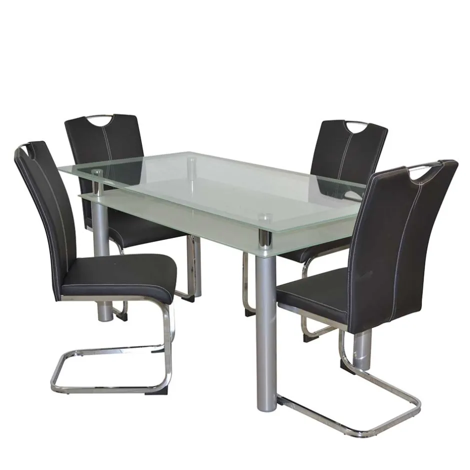 Pharao24 Esszimmerkombination Ilka> Tisch Mit Stühlen|Esszimmer Sets