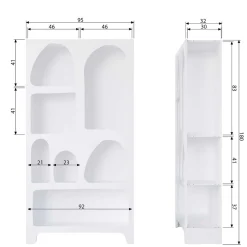 Regalschränke|Standregale*Pharao24 Esszimmerregal Endjos