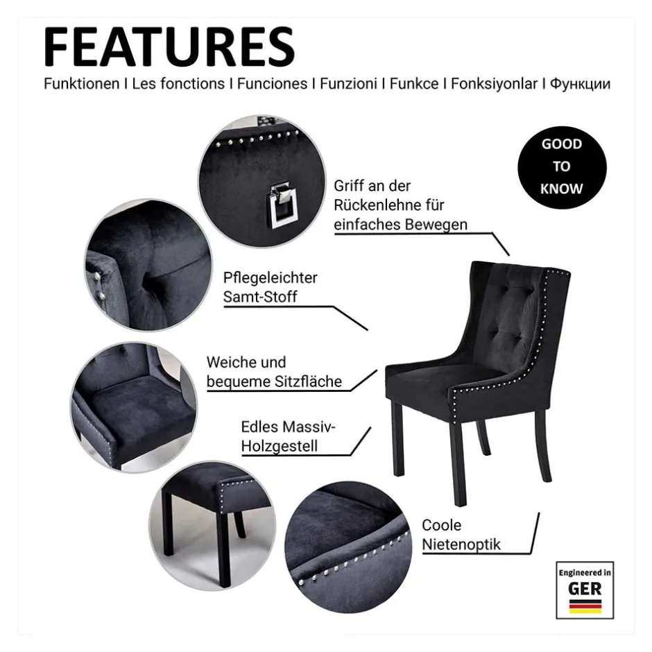 Hochlehner*Pharao24 Esszimmerstuhl Antonio