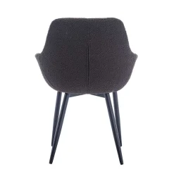 Armlehnstühle*Pharao24 Esszimmerstuhl Set Anthrazit Algera