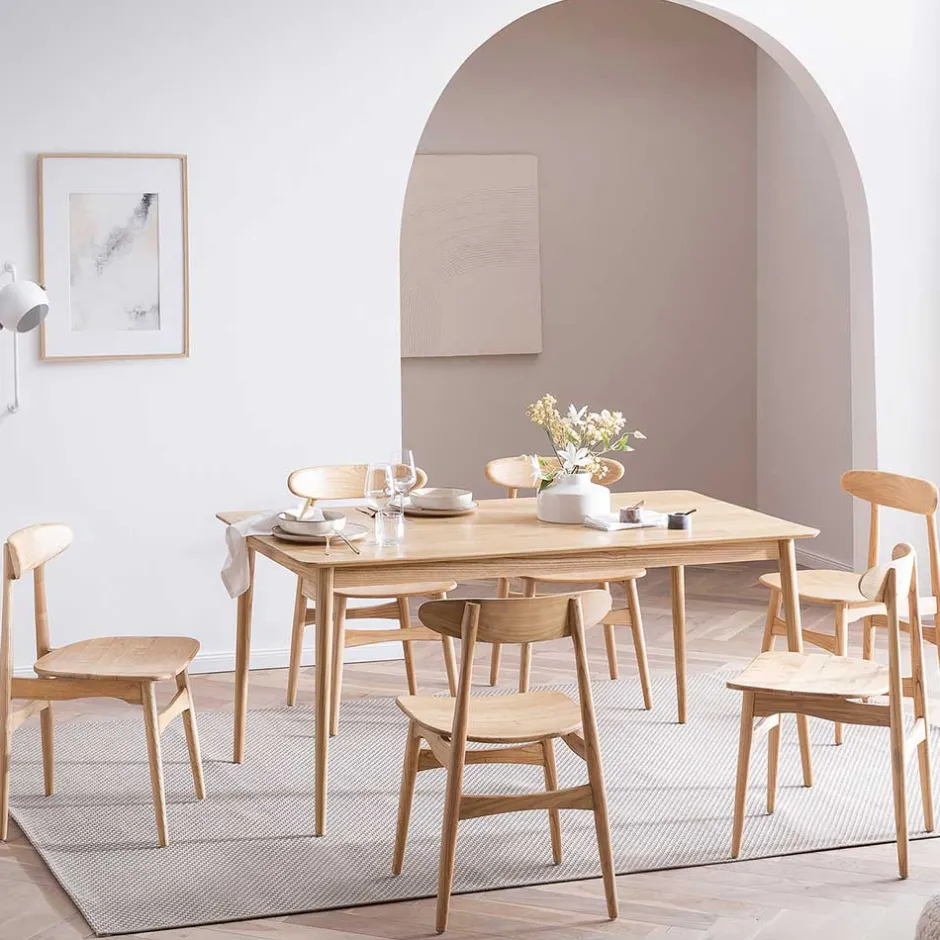 Massivholz Stühle*Pharao24 Esszimmerstuhl Tapas