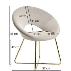 Armlehnstühle*Pharao24 Esszimmerstuhl Tymos