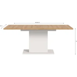 Ausziehtische*Pharao24 Esszimmertisch ausziehbar Contrasta
