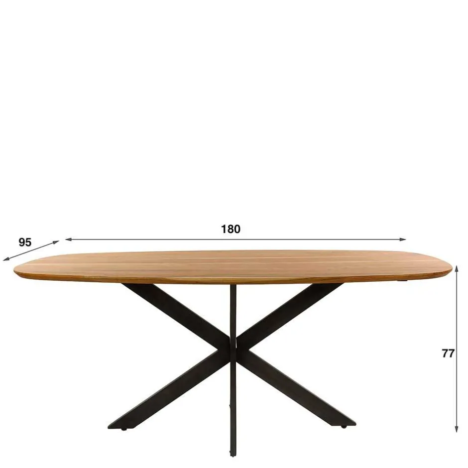 Pharao24 Esszimmertisch Ledro> Massivholztische|Küchentisch