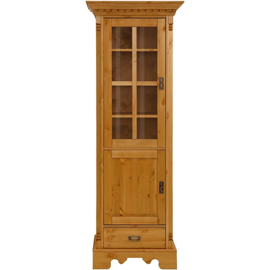 Wohnzimmervitrinen|Massivholz Schränke*Pharao24 Esszimmervitrine Meclavra