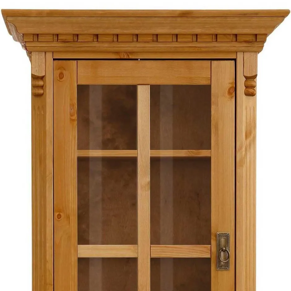 Wohnzimmervitrinen|Massivholz Schränke*Pharao24 Esszimmervitrine Meclavra