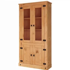 Pharao24 Esszimmervitrinenschrank Odangelo> Wohnzimmerschrank|Massivholz Schränke