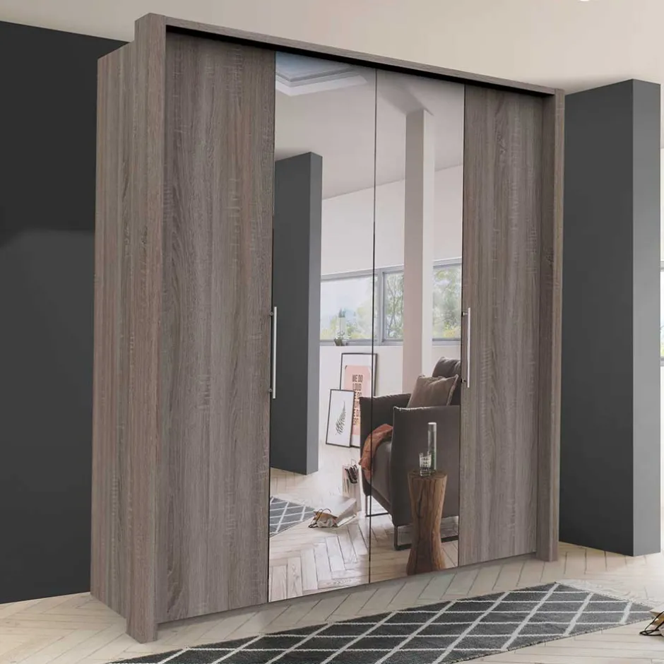 Jugendkleiderschrank*Pharao24 Falttüren Kleiderschrank Vasilio