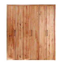 Massivholz Kleiderschränke*Pharao24 Falttürenschrank Zeus