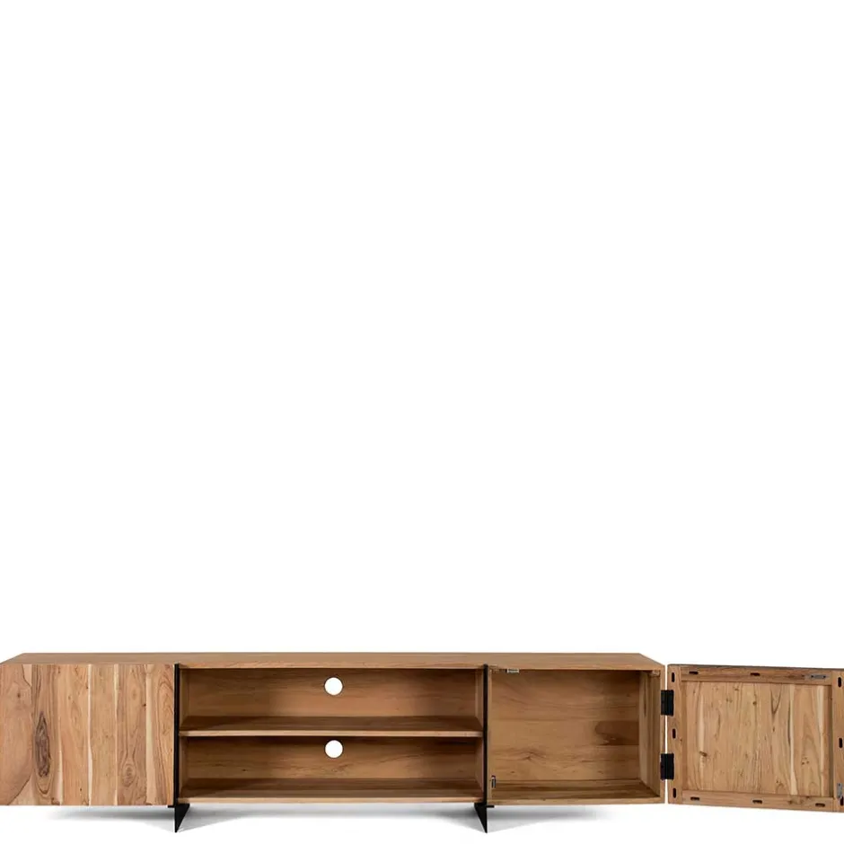 Massivholz Tv Möbel*Pharao24 Fernseh Unterschrank Lusiana