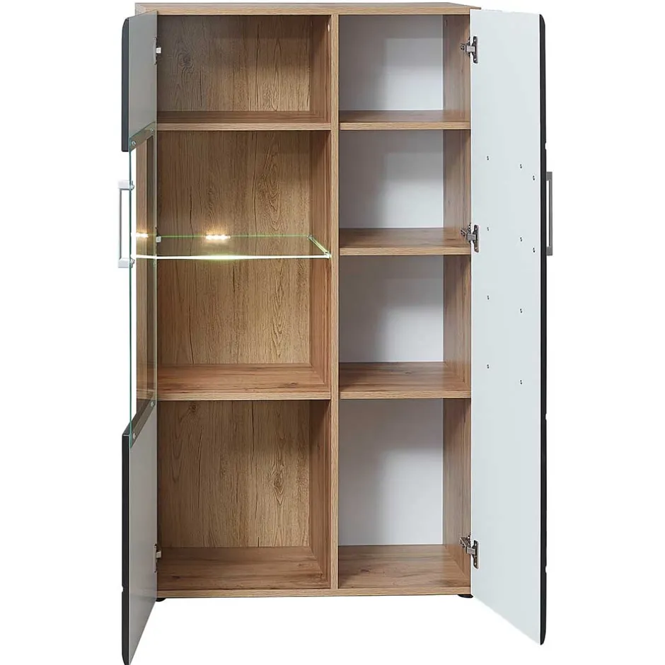 Wohnzimmerschrank|Wohnwand 350 Cm*Pharao24 Fernseher Schrankwand Beldar