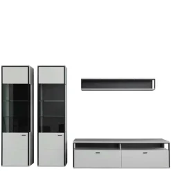 Wohnwand 300 Cm|Moderne Wohnwände*Pharao24 Fernseher Schrankwand Ukai