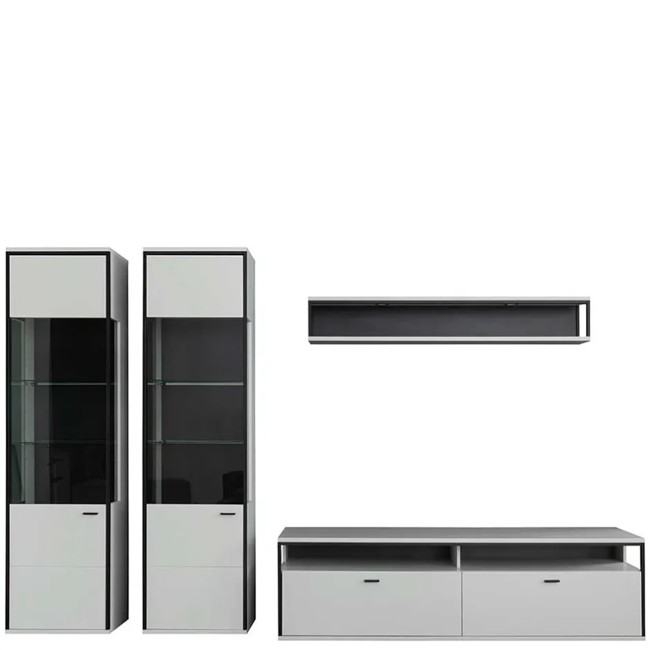 Wohnwand 300 Cm|Moderne Wohnwände*Pharao24 Fernseher Schrankwand Ukai