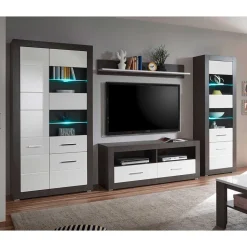 Moderne Wohnwände|Wohnwand 300 Cm*Pharao24 Fernseher Wohnwand Jains