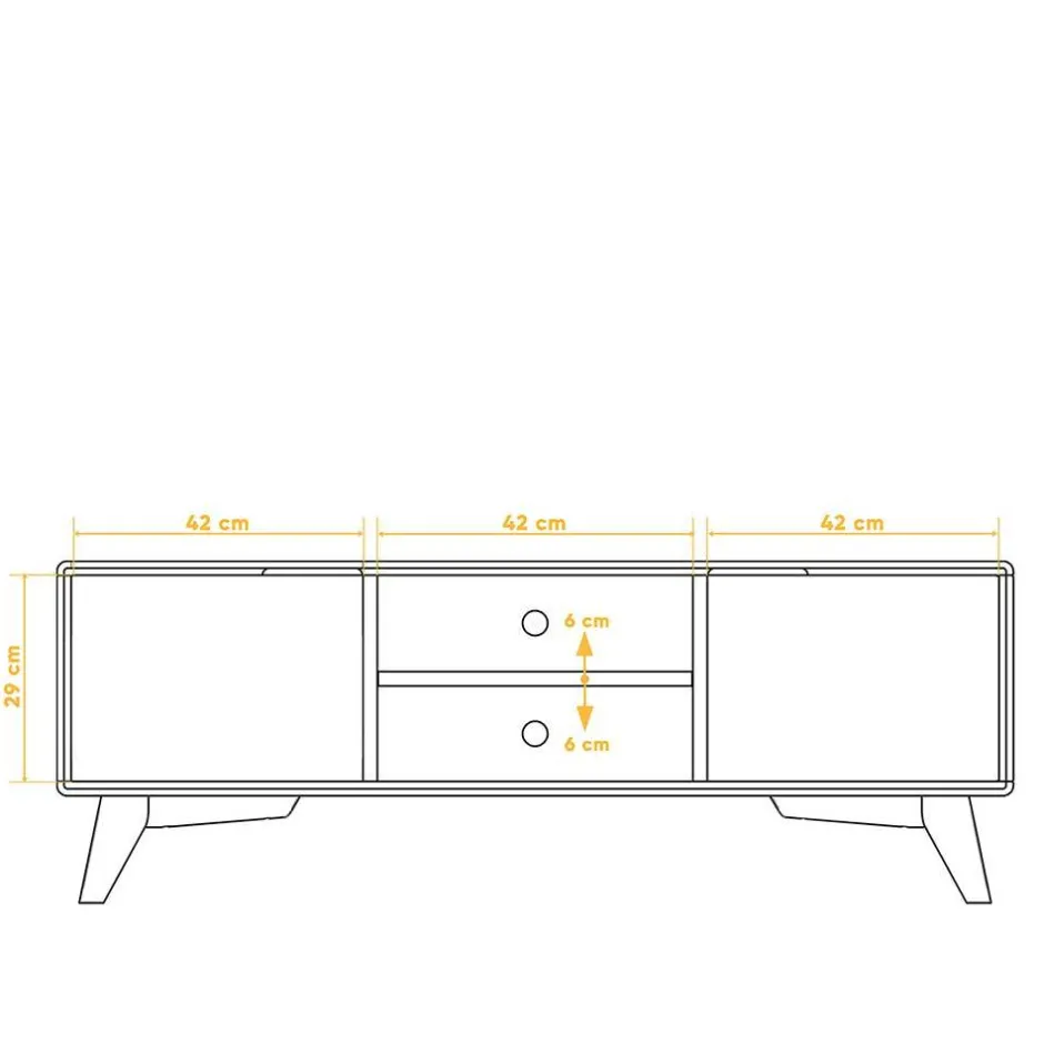 Fernsehkommoden|Massivholz Tv Möbel*Pharao24 Fernsehkommode Stenov