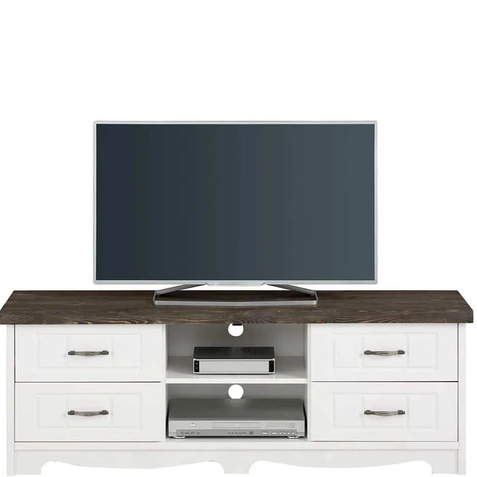 Massivholz Tv Möbel*Pharao24 Fernsehlowboard Froveva