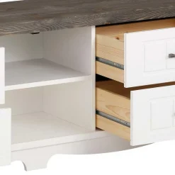 Massivholz Tv Möbel*Pharao24 Fernsehlowboard Froveva